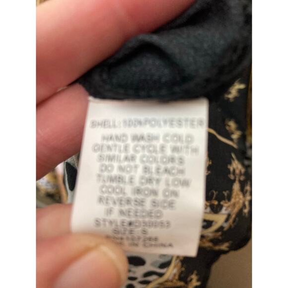 Gracia Equestrian Print Handkerchief Dress Size Small - Picture 11 of 12